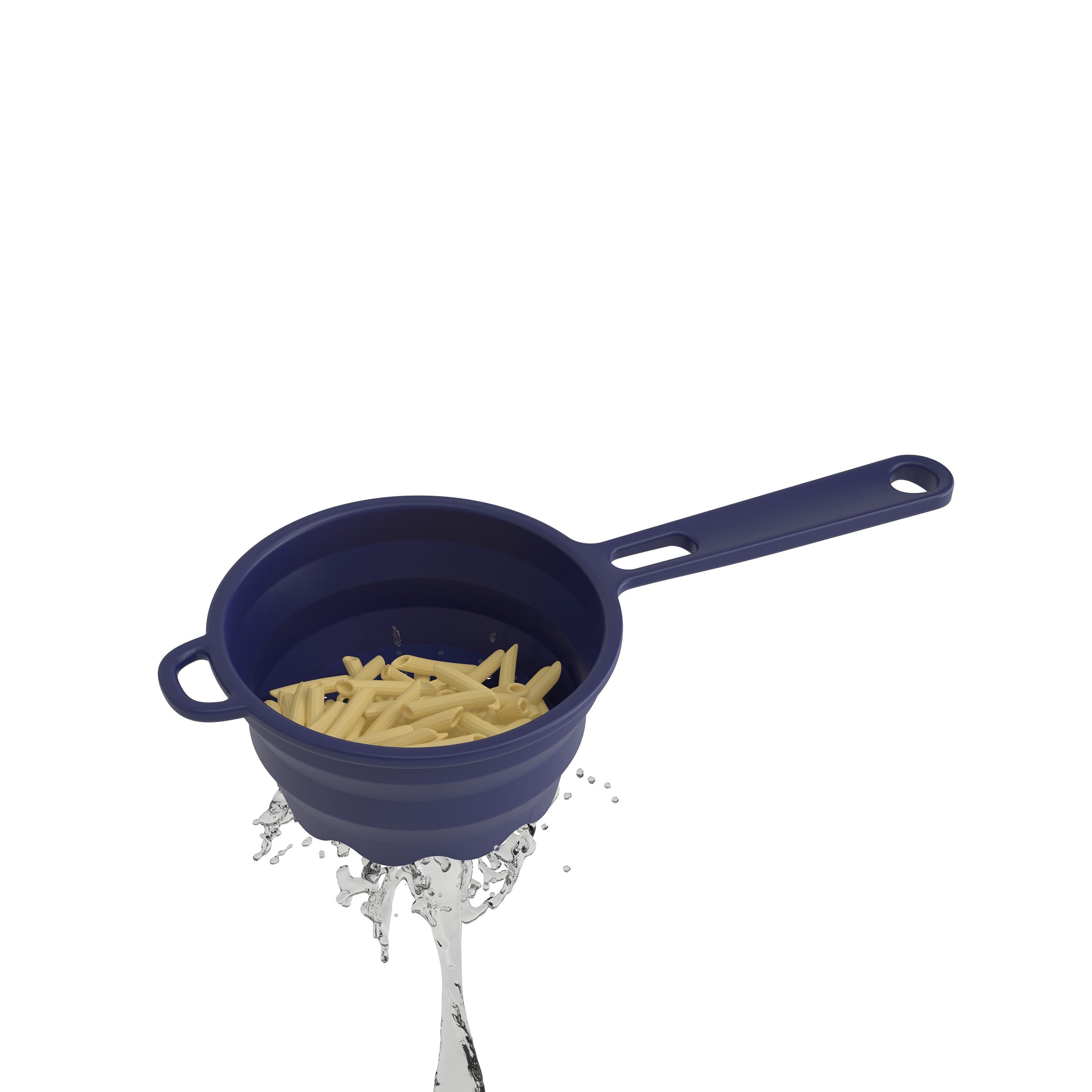 Robert Irvine 2-Piece Silicone Colander Set, Blue