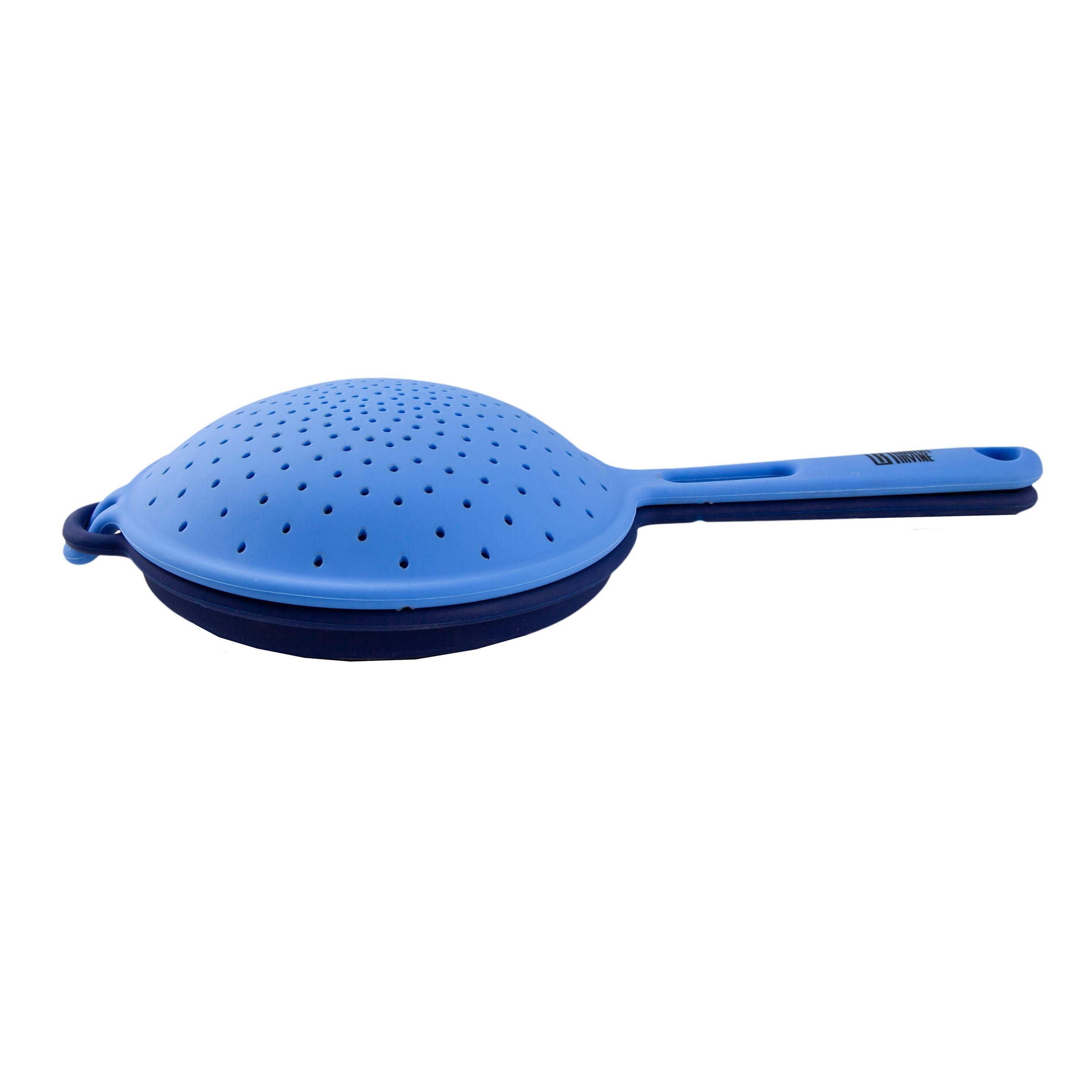Robert Irvine 2-Piece Silicone Colander Set, Blue