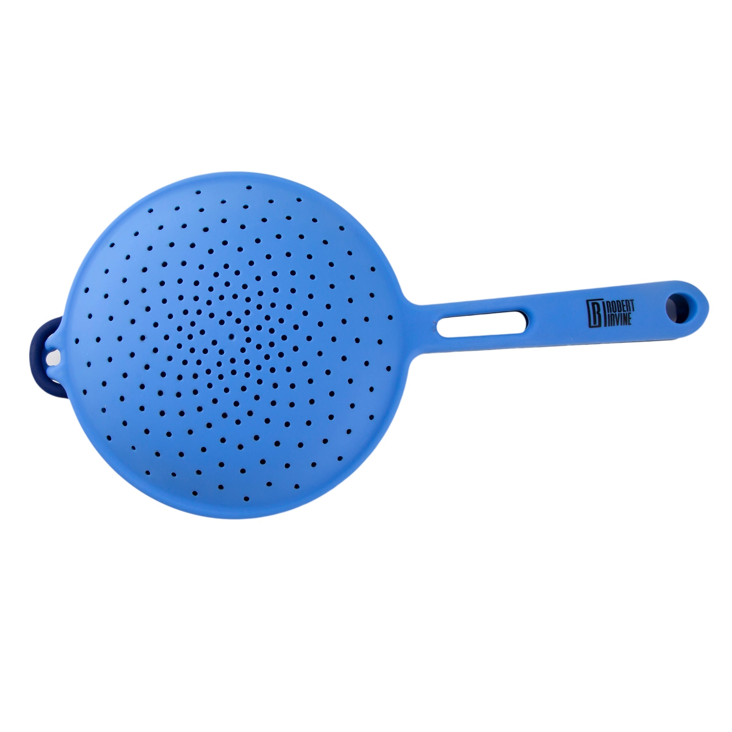 Robert Irvine 2-Piece Silicone Colander Set, Blue